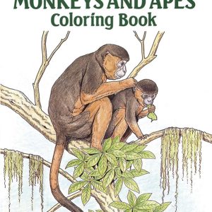 Monkeys and Apes Coloring Book (Dover Animal Coloring Books)